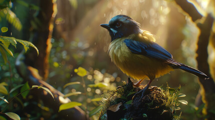 Obraz premium bird, --ar 16:9 Job ID: e21c476c-5bb6-489f-be3f-21232eb74ea3