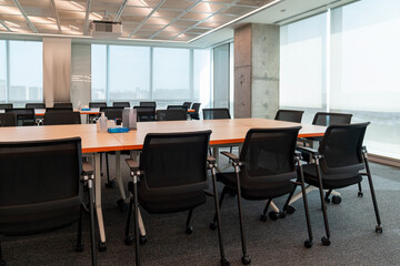 Business meeting room or Board room interiors.