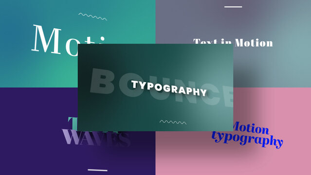 3D Void Text Visions | Animated Titles with Control Panels