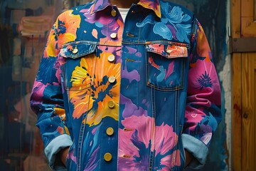 Naklejka premium Embrace the Comfort and Style of Our Exclusive Fauvism-Inspired Jackets