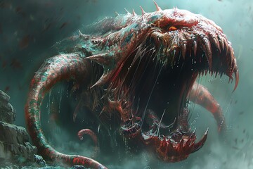 The Abyssal Dreambeast A monstrous creature that lurks in the depths of the subconscious mind