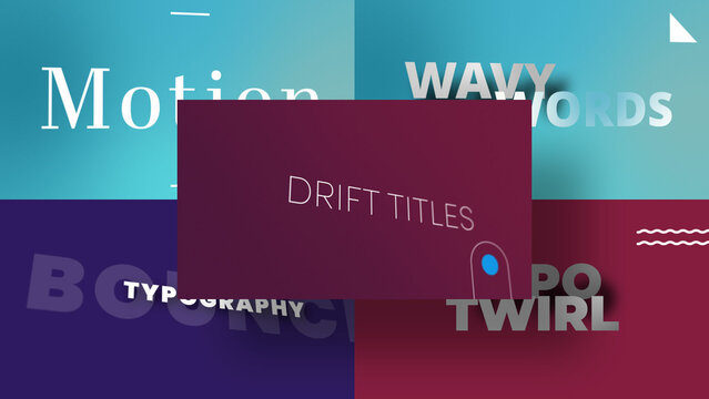 3D Waving Text Variations | Animated Titles with Control Panels