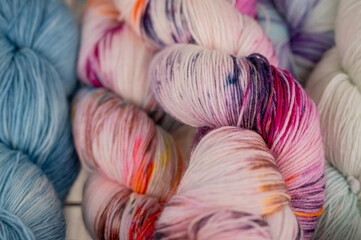 yarn, threads for knitting, needlework