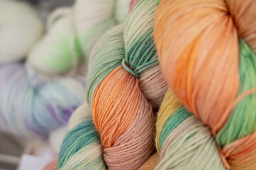 yarn, threads for knitting, needlework
