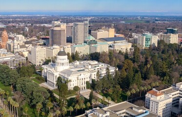 Fototapeta premium California State Capitol building in downtown Sacramento, California, United States.