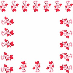  Digital paper, heart paper, seamless paper, seamless pattern, pattern, boho, boho pattern, paper