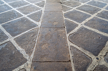 Fototapeta premium Stone pavement background