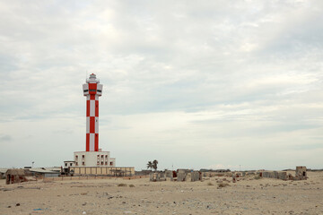 The new Dhanushkodi lighthouse at Rameshwaram,Tamilnadu