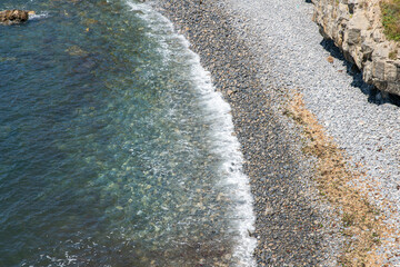 Rocky shoreline in Portugal