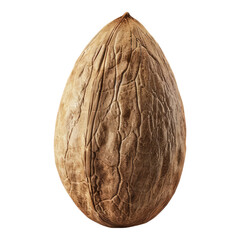 Photo of almond isolated on transparent background