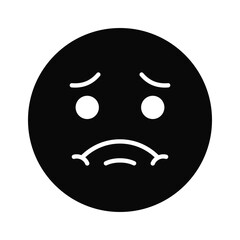 Creative icon of sick emoji, ready to use in website and mobile apps