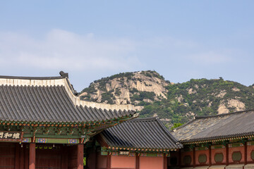 경복궁과 북악산 