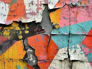 Zoom in on weathered graffiti textures, transforming them into a mesmerizing, colorful mosaic of urban decay Experiment with unexpected angles like extreme close-ups or distorted perspectives