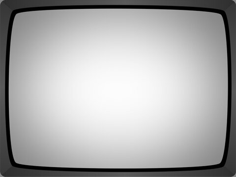Retro TV 4:3 frame. analog television. CRT. Old TV style. video frame.