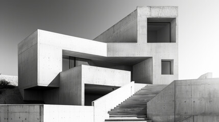 World-Famous Architectural Influence on Monochrome Minimalism
