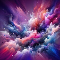 Vivid Colorful Background in Purple, Violet, and Pink