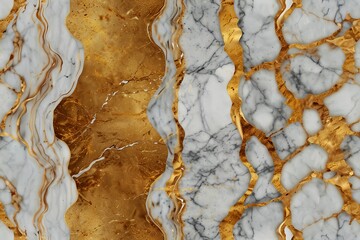 Obraz premium Marble luxury realistic gold background 