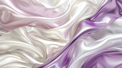 serene blend of pearl white and violet, ideal for an elegant abstract background - obrazy, fototapety, plakaty