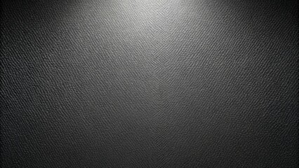 Black background with light gradient texture and shadowing, dark gray tones, soft lighting