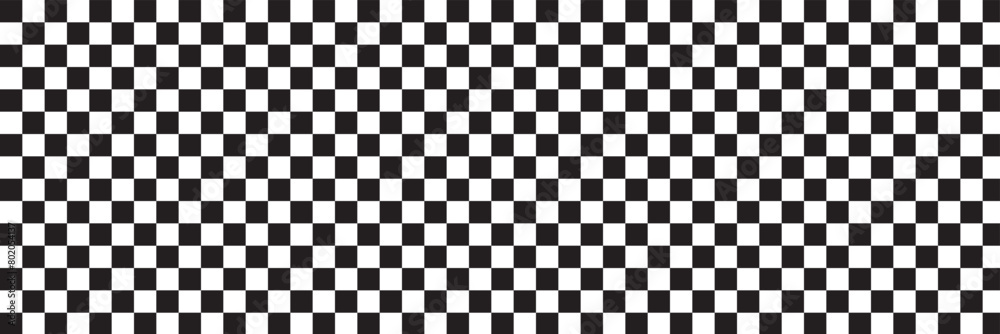 Wall mural transparent grid seamless pattern background. grey and white checkboard background. abstract checker