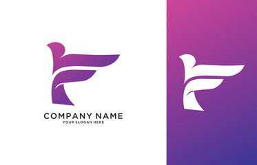  letter F vector artwork featuring the in the form of an F Logo, suitable for businesses whose names start with the letter F-free download 