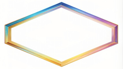 An abstract square  frame for adding text, ideal for notes, messages, or design projects