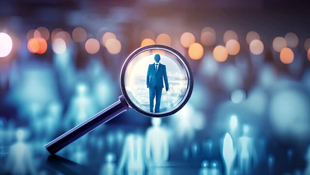 HR Human resources. Business leadership concept. Management and recruitment. Social network. Different person, business, leader, cooperation, opportunity