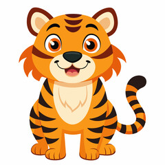 Cartoon Tiger vector illustration
