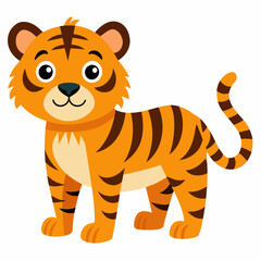 Cartoon Tiger vector illustration