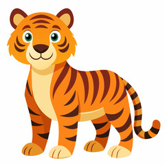 Cartoon Tiger vector illustration