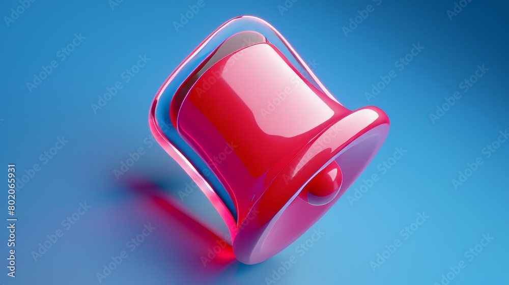 Poster message notification bells and unread messages on a phone or computer application. icons show alert 