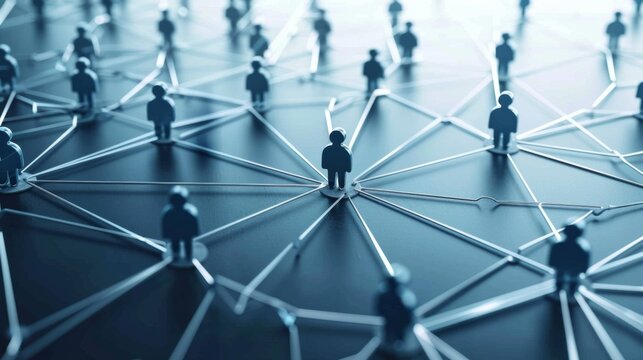 Network of business contacts and connections,&nbsp;symbolizing professional networking,&nbsp;corporate relationships,&nbsp;and strategic partnerships