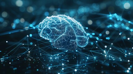 Neural Network Connections in the Human Brain Generative AI