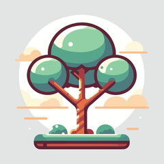 Tree for 2D Game Asset