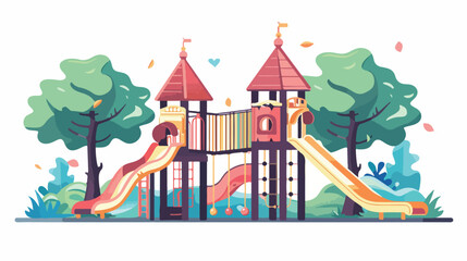 Isolated playground design Vectot style vector design