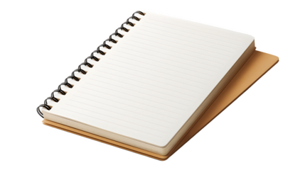 Diary with Pen for Personal Reflection and Planning, Isolated on White, Transparent Background, PNG File, Hand Edited Generative AI