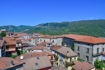 The village of Sant'Angelo Le Fratte in Basilicata, Italy.