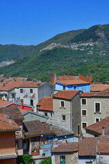 Fototapeta premium The village of Sant'Angelo Le Fratte in Basilicata, Italy.