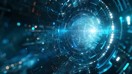 Metaverse virtual world with digital currency abstract business and crypto technology . Concept Metaverse, Virtual World, Digital Currency, Abstract Business, Crypto Technology