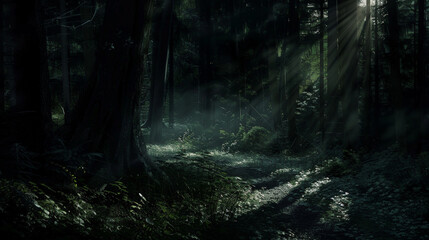 Luminous Woods: Finding Light Amidst Shadows. Generative AI