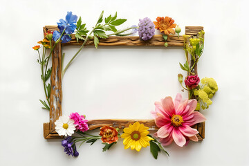 framework for photo or congratulation