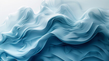 Obraz premium 3D wavy abstract background.