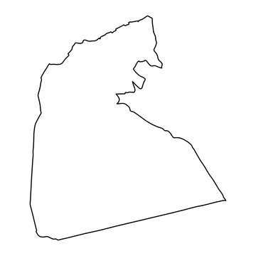 Kisii County map, administrative division of Kenya. Vector illustration.