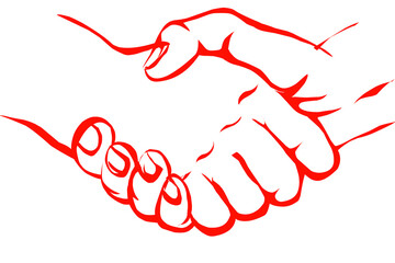 "Capture the essence of trust and collaboration with our sleek PNG handshake red outline. Perfect for business presentations and communication graphics! 🤝 #business #partnership"
