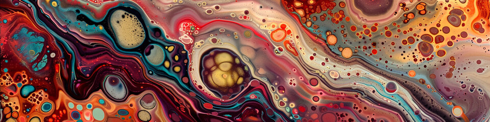 Mesmerizing patterns of fluid abstraction emerge, inviting the viewer into a world of endless possibility.