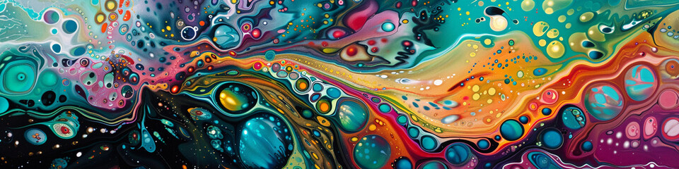 Mesmerizing patterns of fluid abstraction emerge, inviting the viewer into a world of endless possibility.