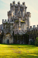 Butrón Castle. Gatica, Vizcaya, Euskadi, Spain. Fortress of medieval origin, which has undergone...