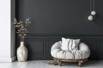 Elegant modern interiors with chic and minimalist interior design elements