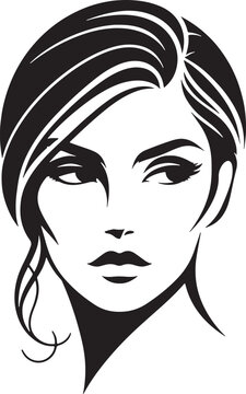 recommend clip art: Women Beauty Face Silhouette Vector Illustration