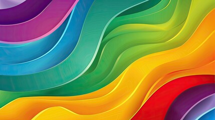 abstract background with multicolored waves, modern and dynamic background